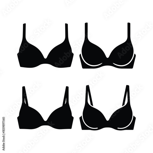 Bra silhouette bundle with minimal design