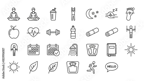 set of medical icons