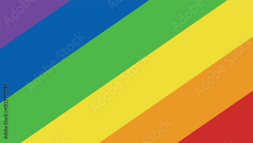 LGBTQ pride day flag on white background.Vector ilustration.eps 10