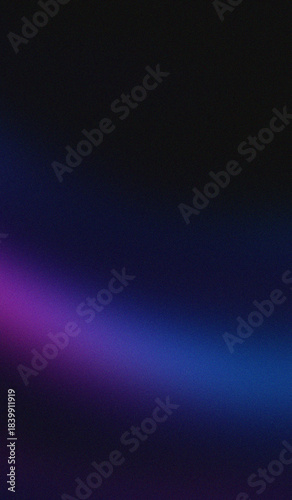 Futuristic vibrant light effect background with smooth color transitions from dark to bright blue and purple