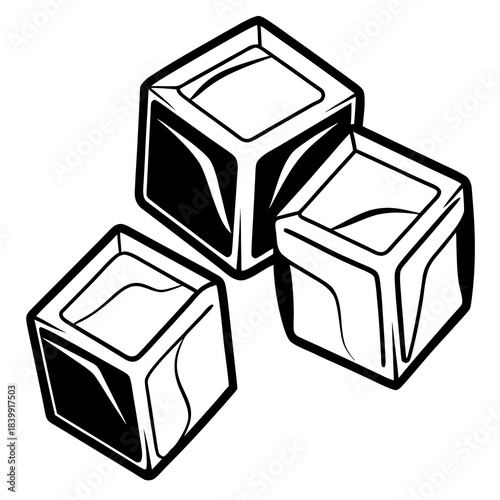 abstract 3d cube