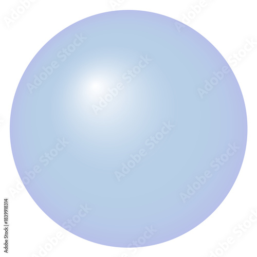 マットな質感の淡い水色の丸フレーム