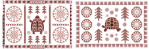 Vintage seamless pattern with flowers and birds: A retro vector design illustration for paper, carpet, and card decoration