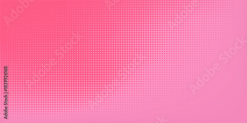 Baby pink pop art background in retro comic style with halftone dots design, vector illustration eps10