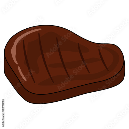 illustration of beefsteak 