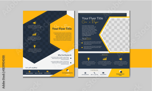 Advertising Creative Flyer Design for Business Marketing