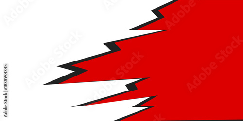 Abstract background with gradient jagged edge pattern and with some copy space area