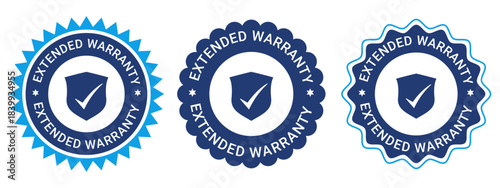 Extended Warranty Blue Seal Badges