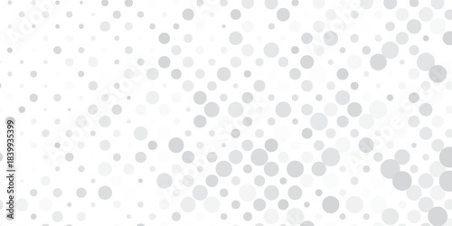 Gray dot gradient texture. Vanishing polka dot background. Repeating dots gradation simple abstract modern