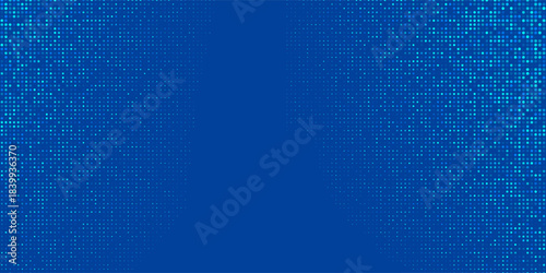 Abstract Dotted Blue Tech Finance Fintech Background Abstract Pixel Pattern. Abstract Business Tech Modern Art