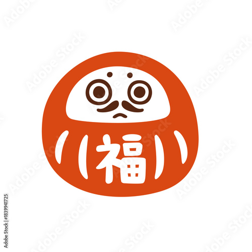 だるまのイラスト