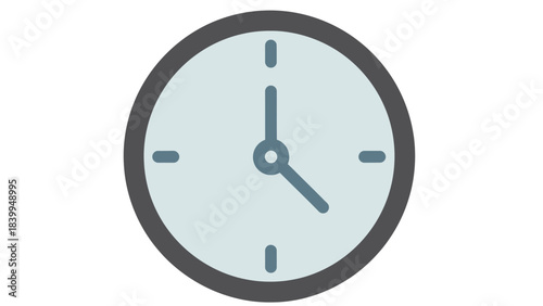 Clock Icon Illustration Representing Time Management Punctuality Scheduling Deadline Productivity and Efficient Work Planning Concept in Modern Digital Lifestyle