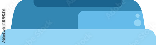 Step platform provides support for aerobic stepping exercises, promoting cardiovascular health and lower body strength