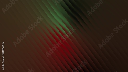 Diagonal stripes of brown, green, and red overlap to create textured background. Ideal for modern graphic designs and abstract projects.