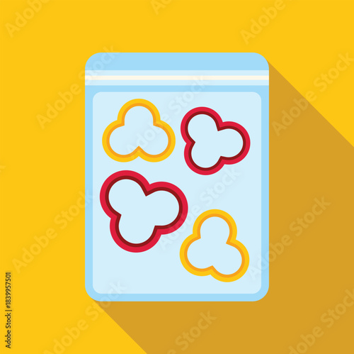 Sliced bell peppers in a vacuum sealed bag, ready for sous vide cooking, ensuring optimal preservation