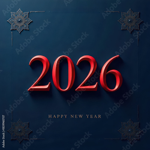 Happy New Year 2026 Template
