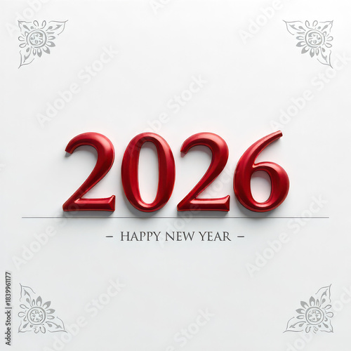 Happy New Year 2026 Template