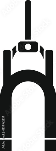 Bicycle suspension fork icon representing a key mountain biking part
