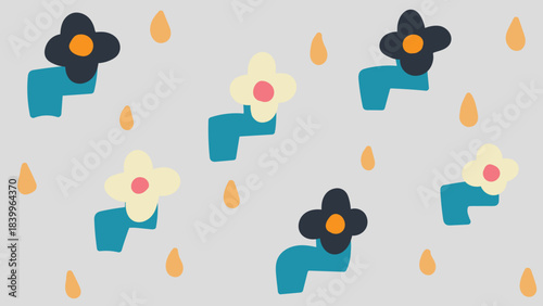 動画配信用の背景74　レトロかわいい蛇口