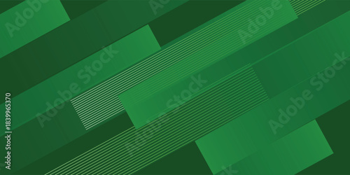 Abstract green sporty background template vector with shiny lines and lights. Green background with strong pattern design.Eps10 vector