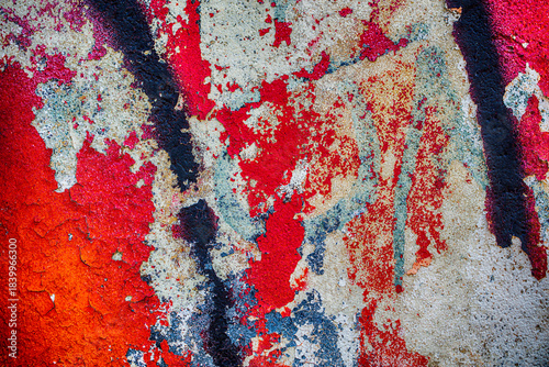 graffiti on the wall, old texture paint ,grunge background	