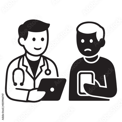 Telemedicine Microphone Doctor Patient Voice Call Icon