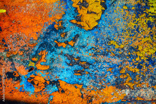 graffiti on the wall, old texture paint ,grunge background	