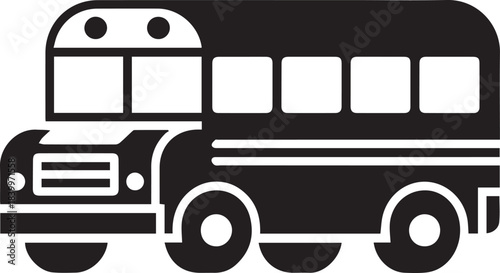 bus school transit icon vector illustration transportation sign