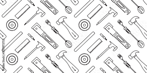 tools icons set hammer screwdriver saw chisel utility knife