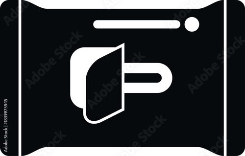 Wet wipes packaging with open dispenser for hygiene and personal care