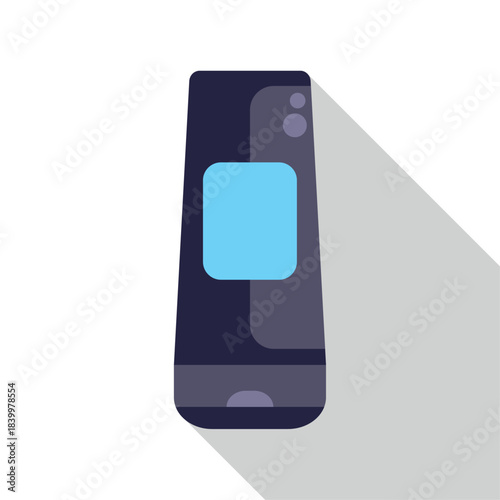 Smart speaker icon presenting technology for home and communication