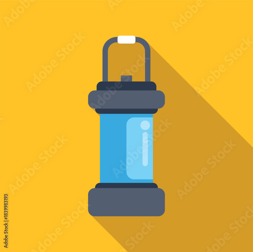 Camp lantern icon showing essential gear for camping and outdoor activities