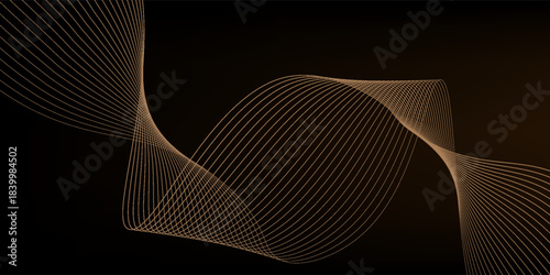 Trendy background. Wave Decorative Invitation. Wedding Entertainment Hollywood Bollywood Night. Elegant