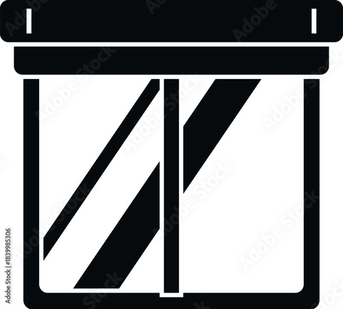 Double glazing window presenting energy efficient insulation and soundproof features