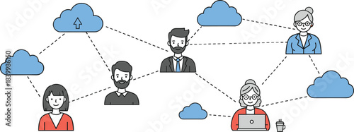 Employee Benefits and Compensation Vector Icon Set, Health Insurance, Financial Planning, Retirement, Wellness Programs, and Career Growth Graphics