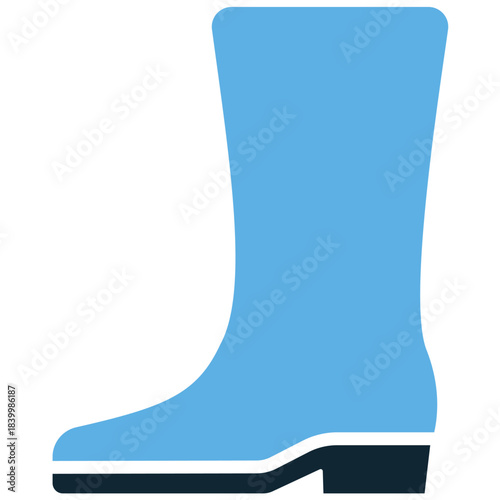 Boots icon vector for footwear retail and outdoor gear shops. Symbolizes durability, protection, and rugged style. Ideal for hiking, work, or winter fashion.