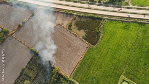 Climate change, Agriculture burning release carbon