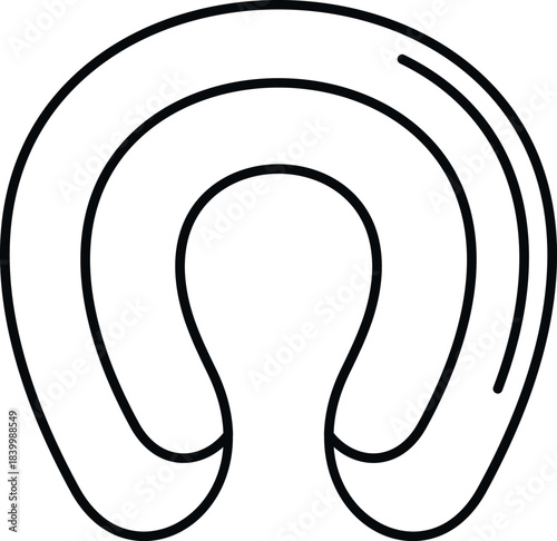 Travel neck pillow providing comfort and support for sleeping during journeys