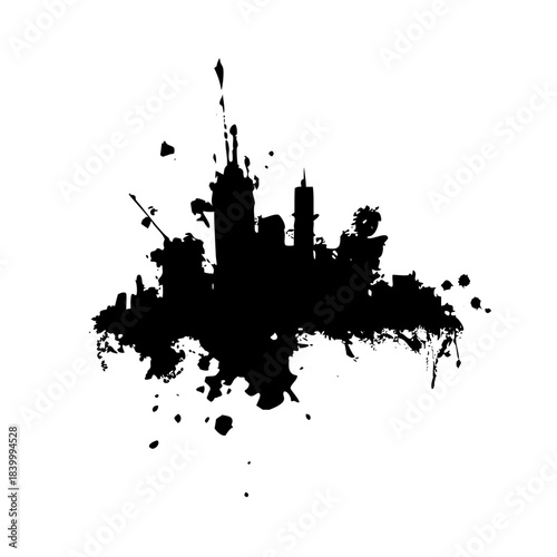 vector illustration of city