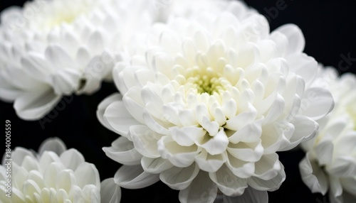 white chrysanthemum flower