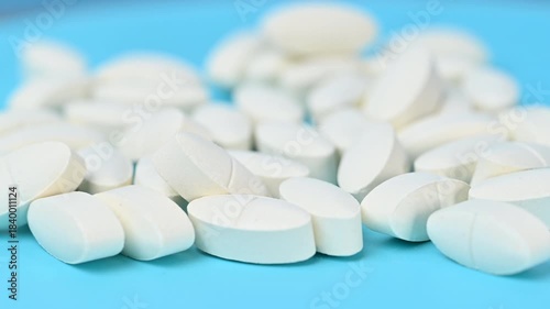 Video of white pills