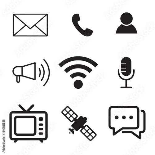 Comunication Icon Sheet