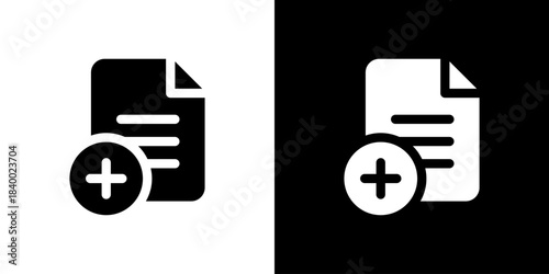 書類のアイコン（プラス・新規作成）