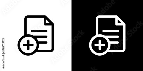 書類のアイコン（プラス・新規作成）