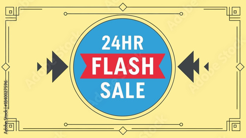24 Hour Flash Sale Announcement Graphic.