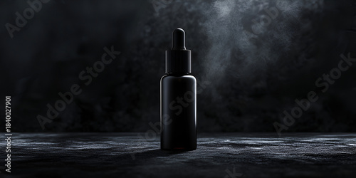 Face Serum Bottle in Minimal Light-Diffused Setup