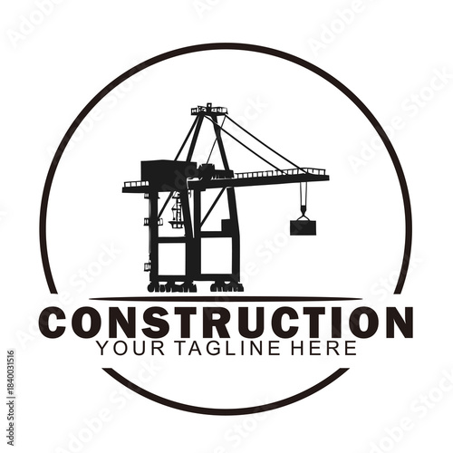 black towing vector logo