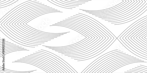 Abstract Curved Line Pattern Background