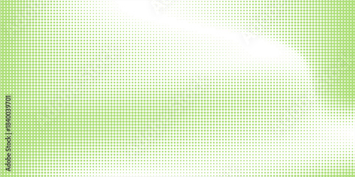 Light Green vector modern geometrical circle abstract background. Modern Dotted texture template. Aesthetic Geometric pattern in halftone style with gradient