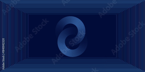 abstract dark background with glowing lines circles